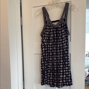 Black and White Patterned Dress